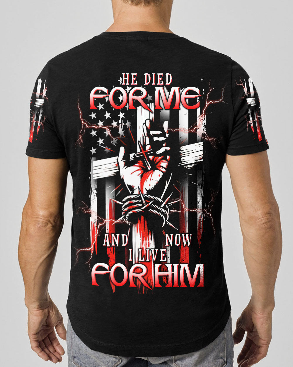He Died For Me Men's All Over Print Shirt  - Tlnt0702254