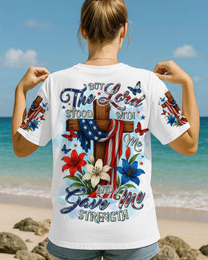 Lord Stood With Me Lilies Women's All Over Print Shirt - Tltr2305251