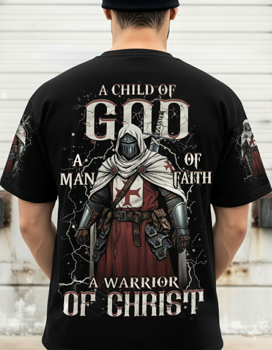 A Warrior Of Christ Men's All Over Print Shirt - Yhhn2212253