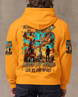 Blessed By God Loved By Jesus Men's All Over Print Shirt - Tyln2306262