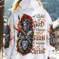 A Child Of God A Woman Of Faith Warrior Lion Women's All Over Print Shirt - Tlno1112244