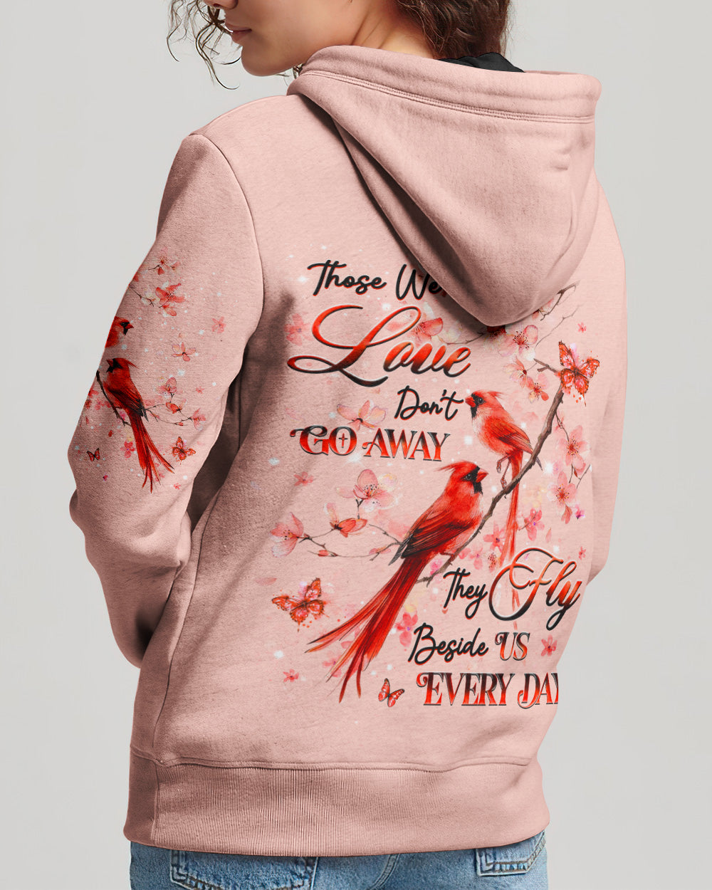 Those We Love Don’t Go Away Cardinal Women's All Over Print Shirt - Tlhg1604263