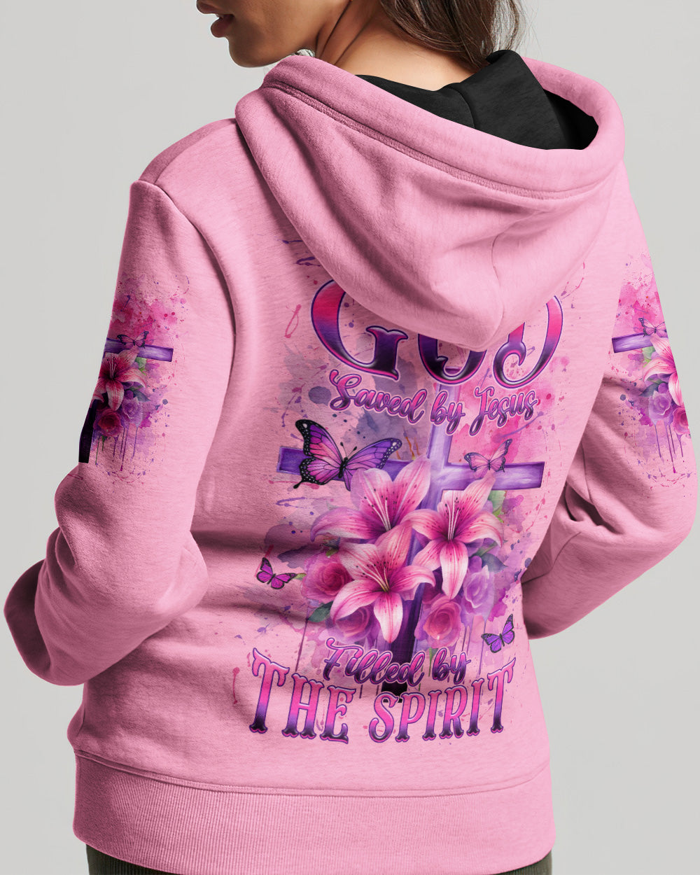 Blessed By God Saved By Jesus Women's All Over Print Shirt - Tyln2503263