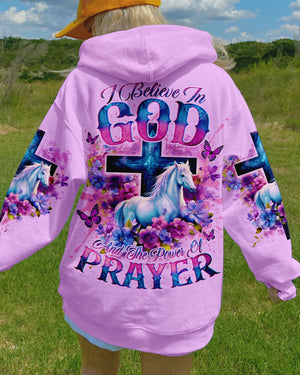 I Believe In God Horse Women's All Over Print Shirt - Tlno0201244
