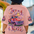 Jesus Take The Wheel Women's All Over Print Shirt - Tltr2006252