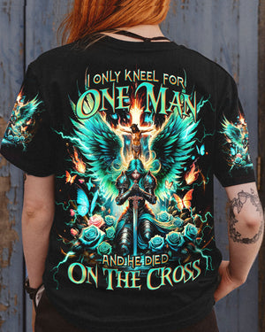 I Only Kneel For One Man Warrior Women's All Over Print Shirt - Tlno0205244