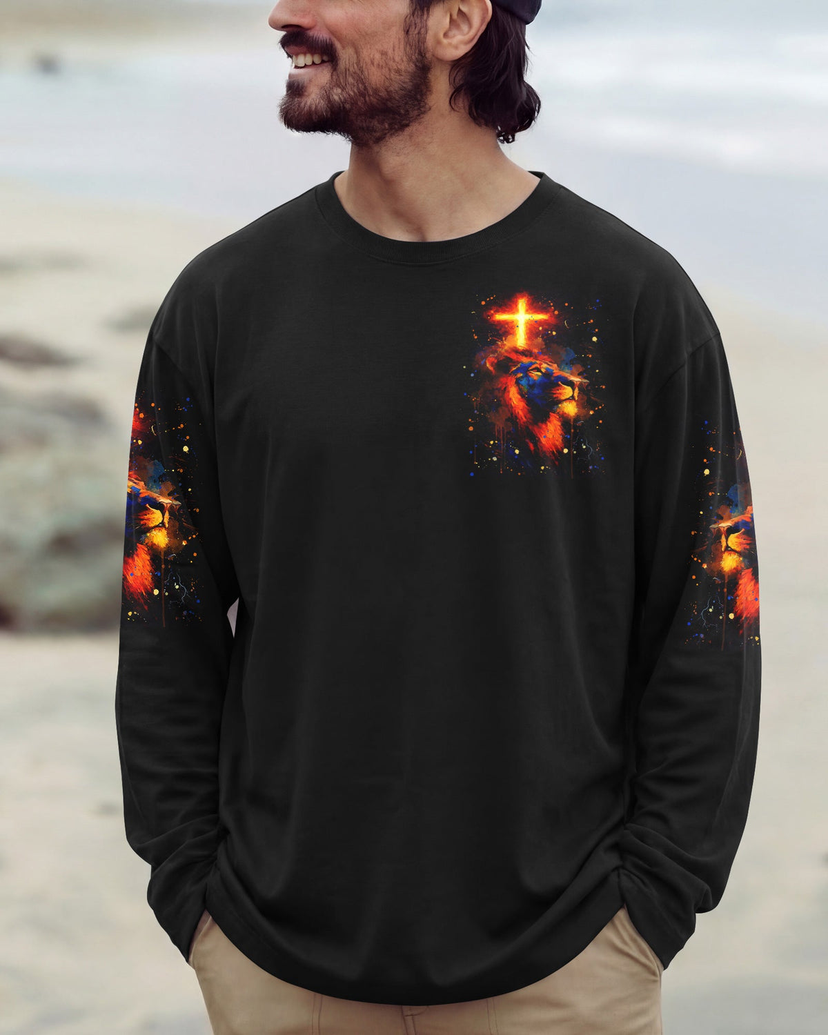 Jesus Dropped The Charges Lion Men's All Over Print Shirt - Yhln110262