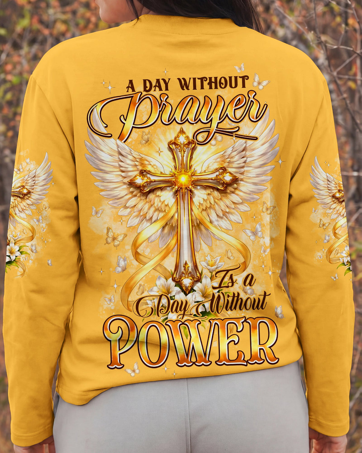 A Day Without Prayer Is A Day Without Power Women's All Over Print Shirt - Typq1906261