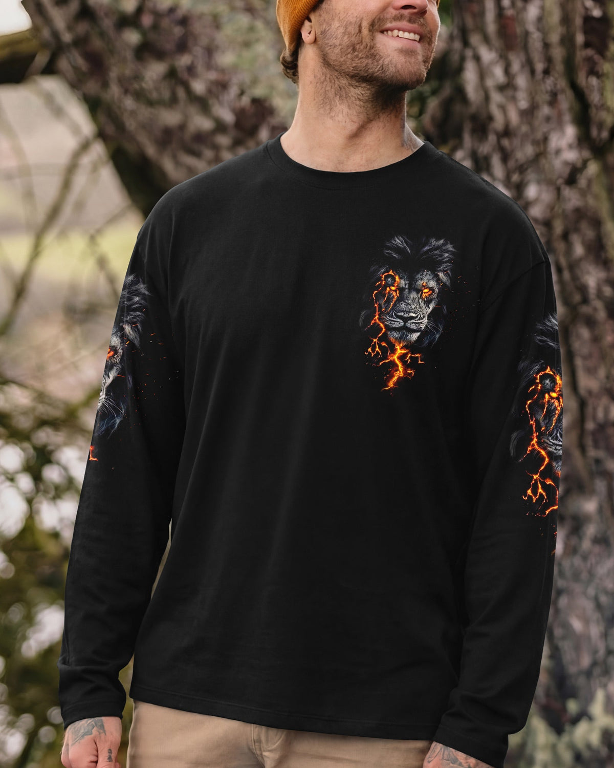 The Reason I’m Old And Wise Lion Men's All Over Print Shirt - Tltw0902261