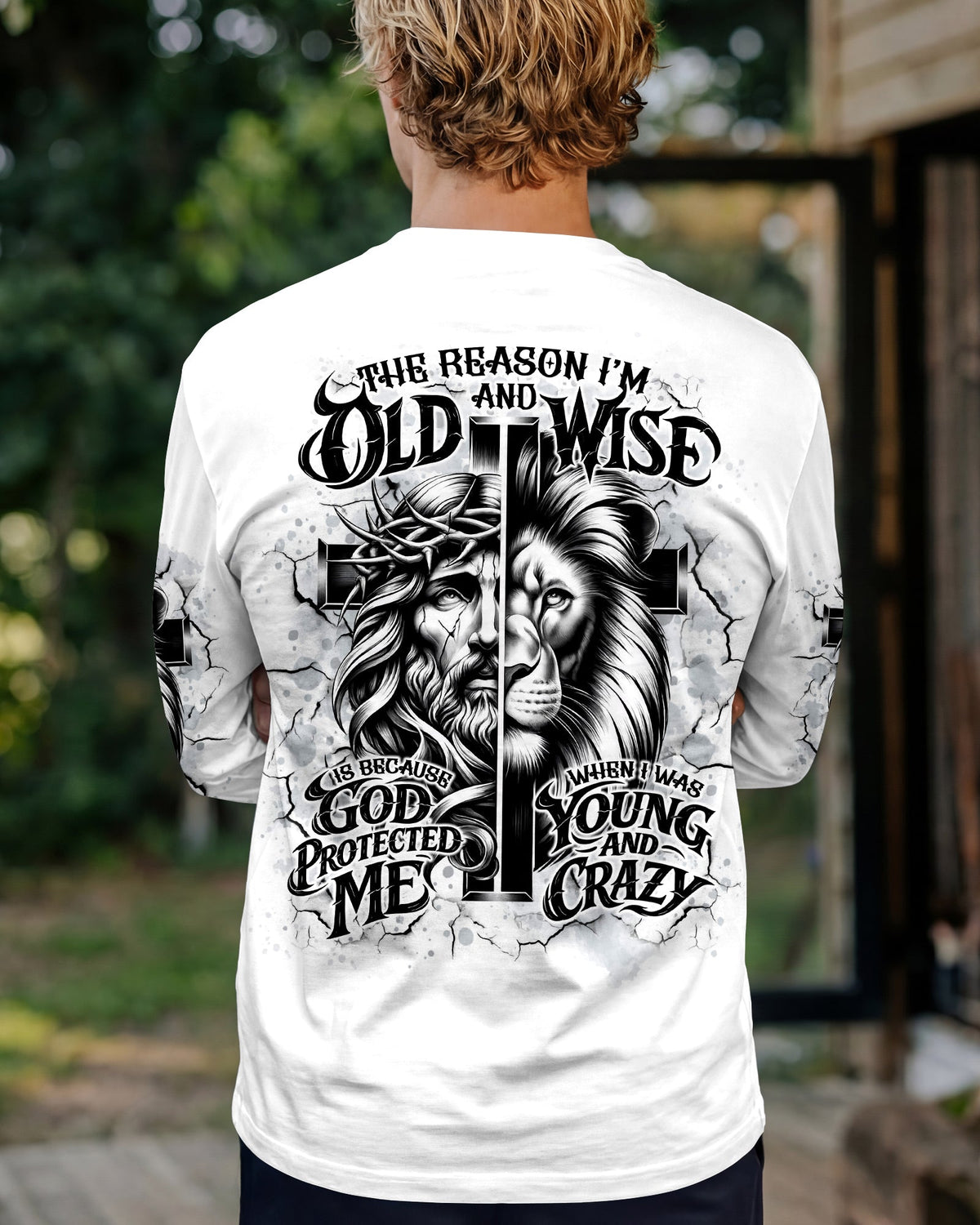 The Reason I’m Old And Wise Lion Men's All Over Print Shirt - Tlno0602261