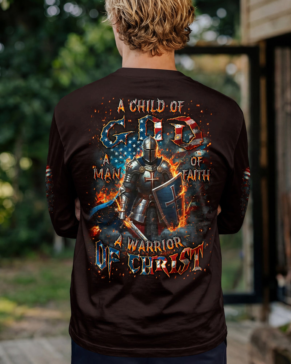 A Warrior Of Christ Men's All Over Print Shirt - Yhln0502261