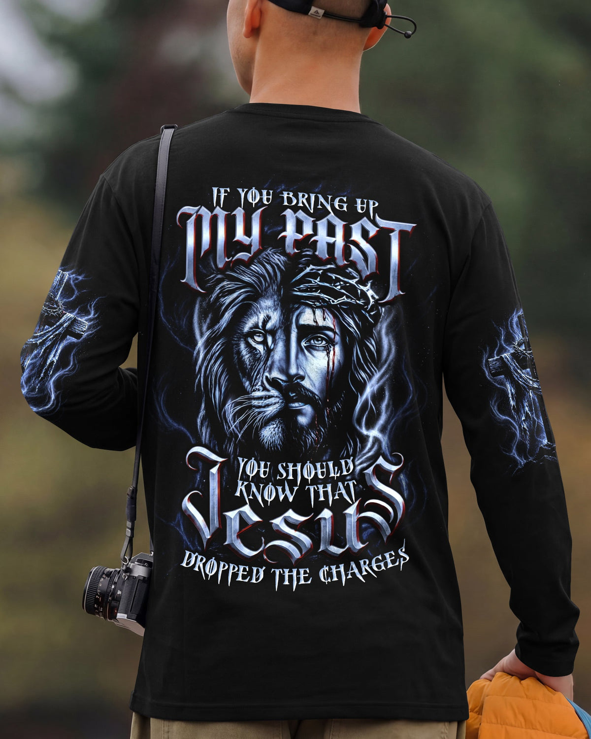 Jesus Dropped The Charges Lion Men's All Over Print Shirt   - Tltw2404261