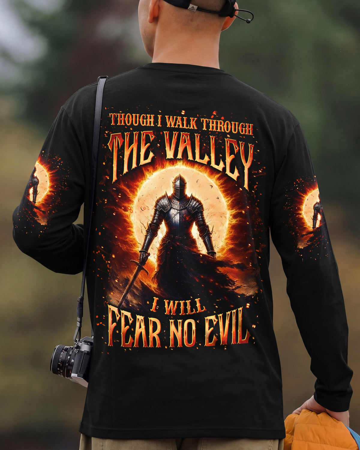 I Will Fear No Evil Warrior Men's All Over Print Shirt - Yhln1002261