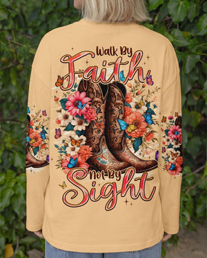 Walk By Faith Not By Sight Women's All Over Print Shirt - Typq2406262