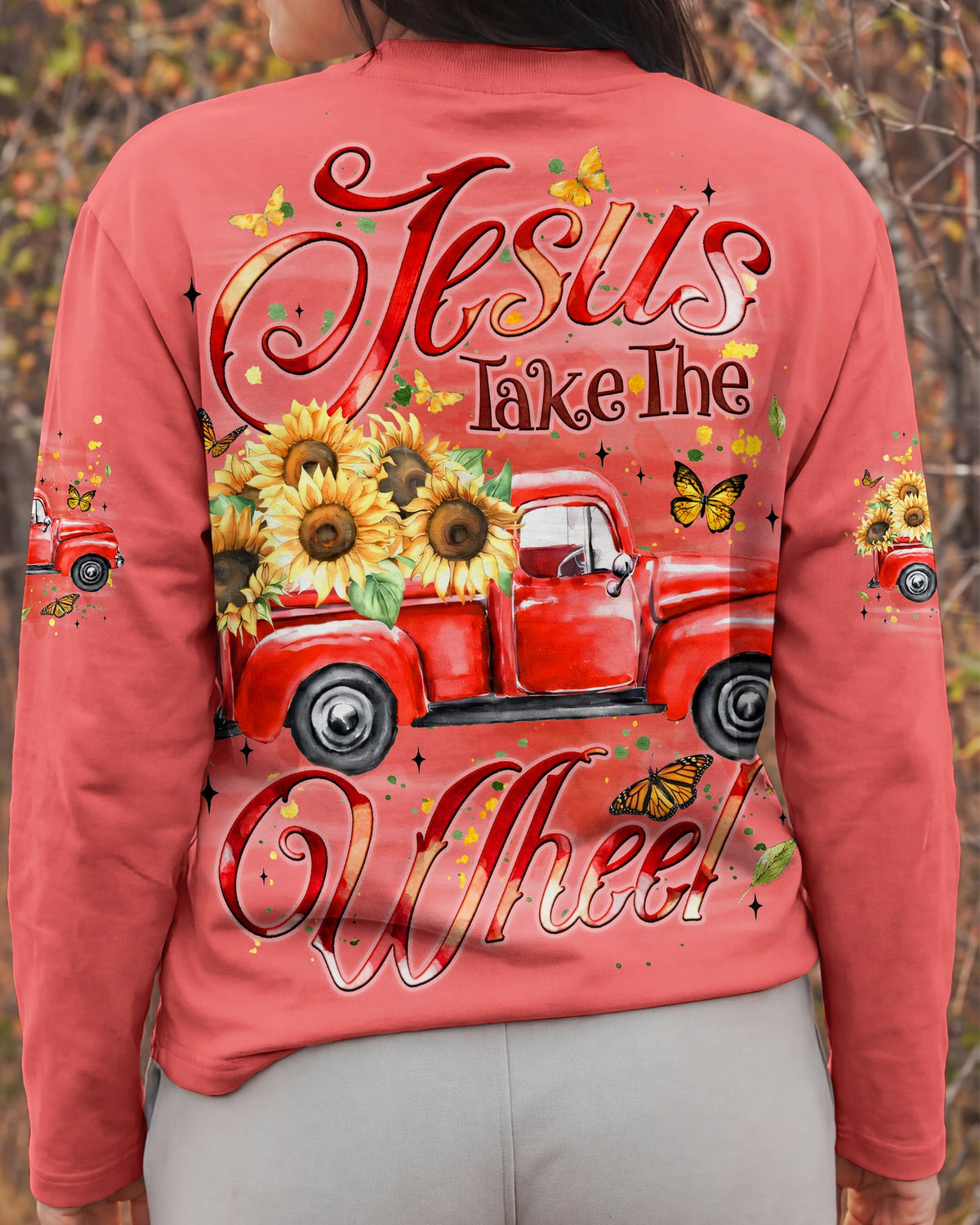 Jesus Take The Wheel Women's All Over Print Shirt - Tyqy1704262