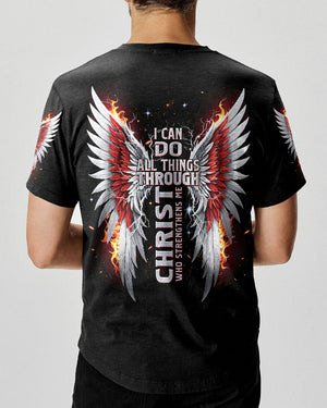 I Can Do All Things Cross Wings Men's All Over Print Shirt - Tltw0402255