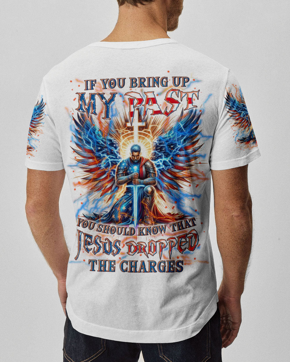 Jesus Dropped The Charges Lion Men's All Over Print Shirt - Yhln0510244