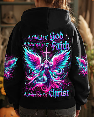 A Child Of God A Woman Of Faith Women's All Over Print Shirt - Yhdu0611243