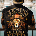 Jesus Is The Best Lion Men's All Over Print Shirt - Ty2806231