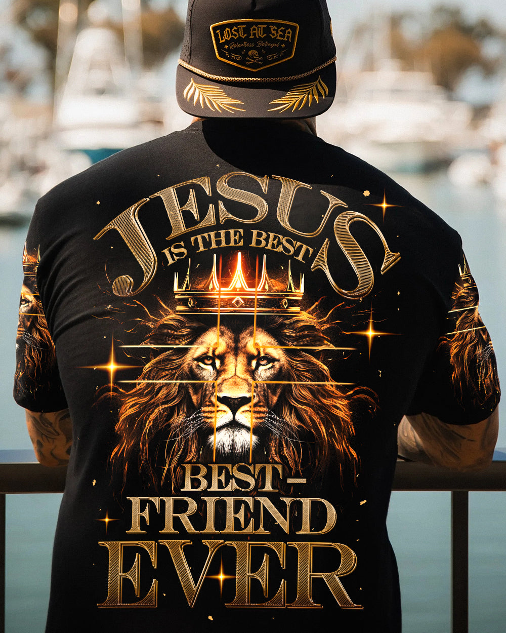 Jesus Is The Best Lion Men's All Over Print Shirt - Ty2806231