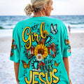 Just A Girl Who Loves Jesus Women's All Over Print Shirt - Ty0707231