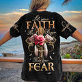 Let Your Faith Be Bigger Than Your Fear Women's All Over Print Shirt - Ty2606231