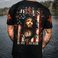Jesus Is My Savior Crack Flag Men's All Over Print Shirt - Tltw260423