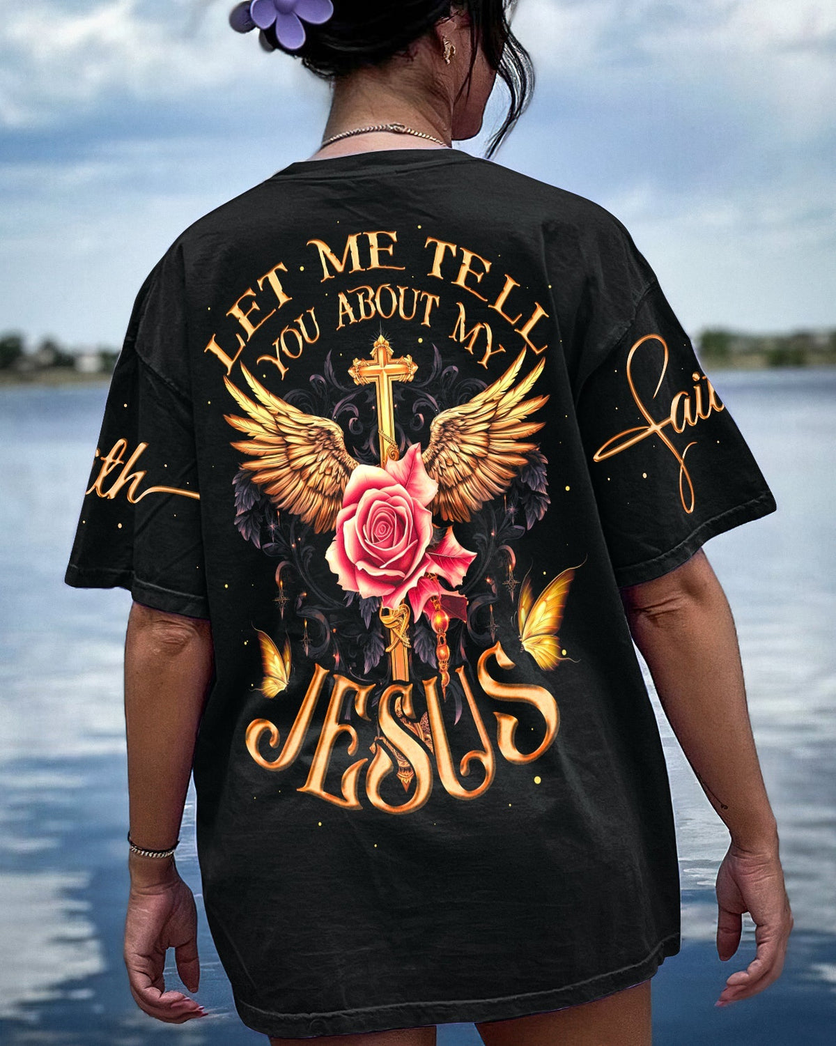Let Me Tell You About My Jesus Women's All Over Print Shirt - Ty2606232