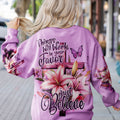 Just Believe Women's All Over Print Shirt - Ty1708232