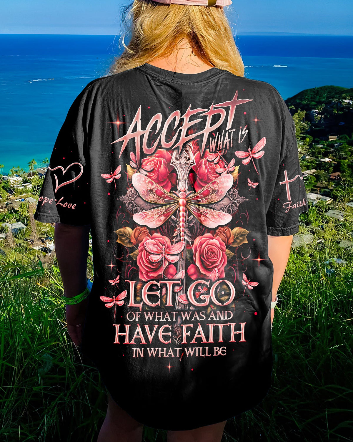 Accept What Is Dragonflies Women's All Over Print Shirt - Ty2906232