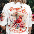 Cardinals Appear When Angels Are Near Women's All Over Print Shirt - Yhkd0201242