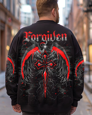 Forgiven Cross Wings Men's All Over Print Shirt - Tlno0503251