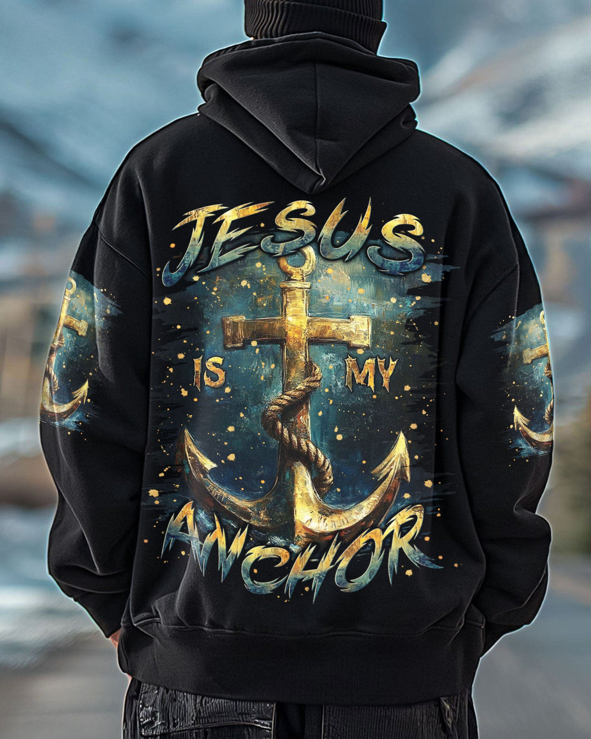 Jesus Is My Anchor Men's All Over Print Shirt - Yhln2802253