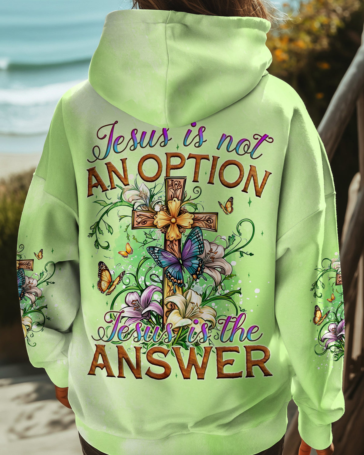 Jesus Is The Answer Women's All Over Print Shirt - Tyqy0409241