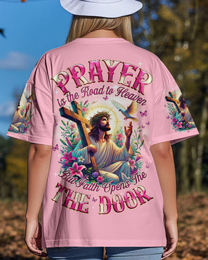 Prayer Is The Road To Heaven Women's All Over Print Shirt - Tyqy2003254