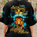 Be Strong In The Lord Lion Women's All Print Shirt - Tyqy0610232