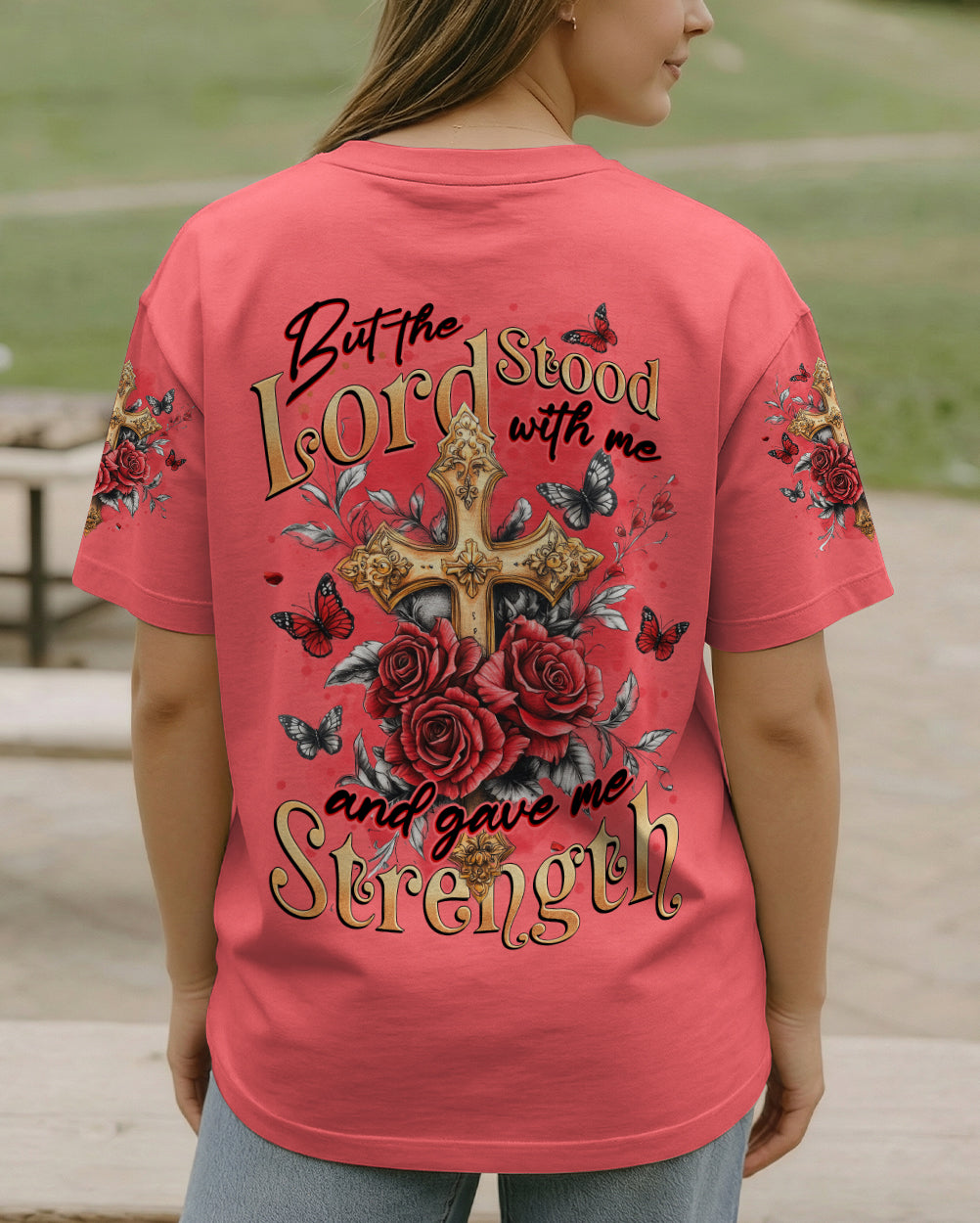 Lord Stood With Me Women's All Over Print Shirt - Tytd1301261