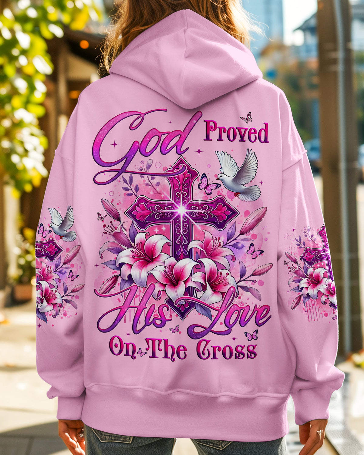 God Proved His Love On The Cross Women's All Over Print Shirt - Tyqy2002251