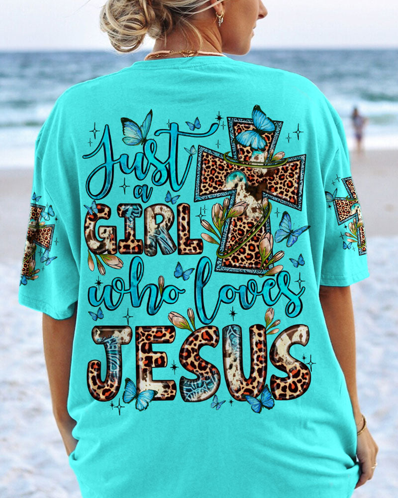 Just A Girl Who Loves Jesus Women's All Over Print Shirt - Ty2406231