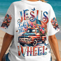 Jesus Take The Wheel Women's All Over Print Shirt - Tyqy1505252