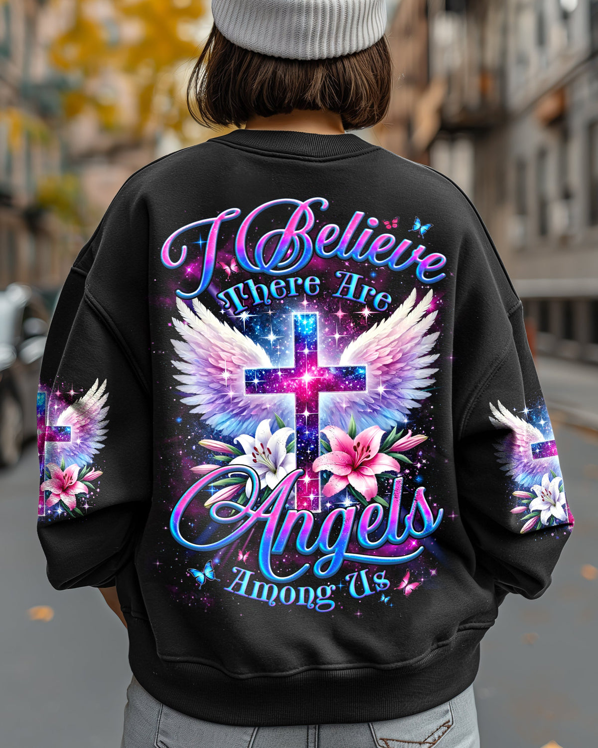 I Believe There Are Angels Among Us Women's All Over Print Shirt - Tyqy2102253