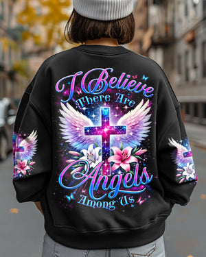 I Believe There Are Angels Among Us Women's All Over Print Shirt - Tyqy2102253