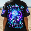 I Believe There Are Angels Among Us Rose Women's All Over Print Shirt - Tyqy0705254