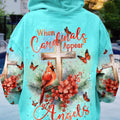When Cardinals Appear Angels Are Near Women's All Over Print Shirt - Yhkd111231