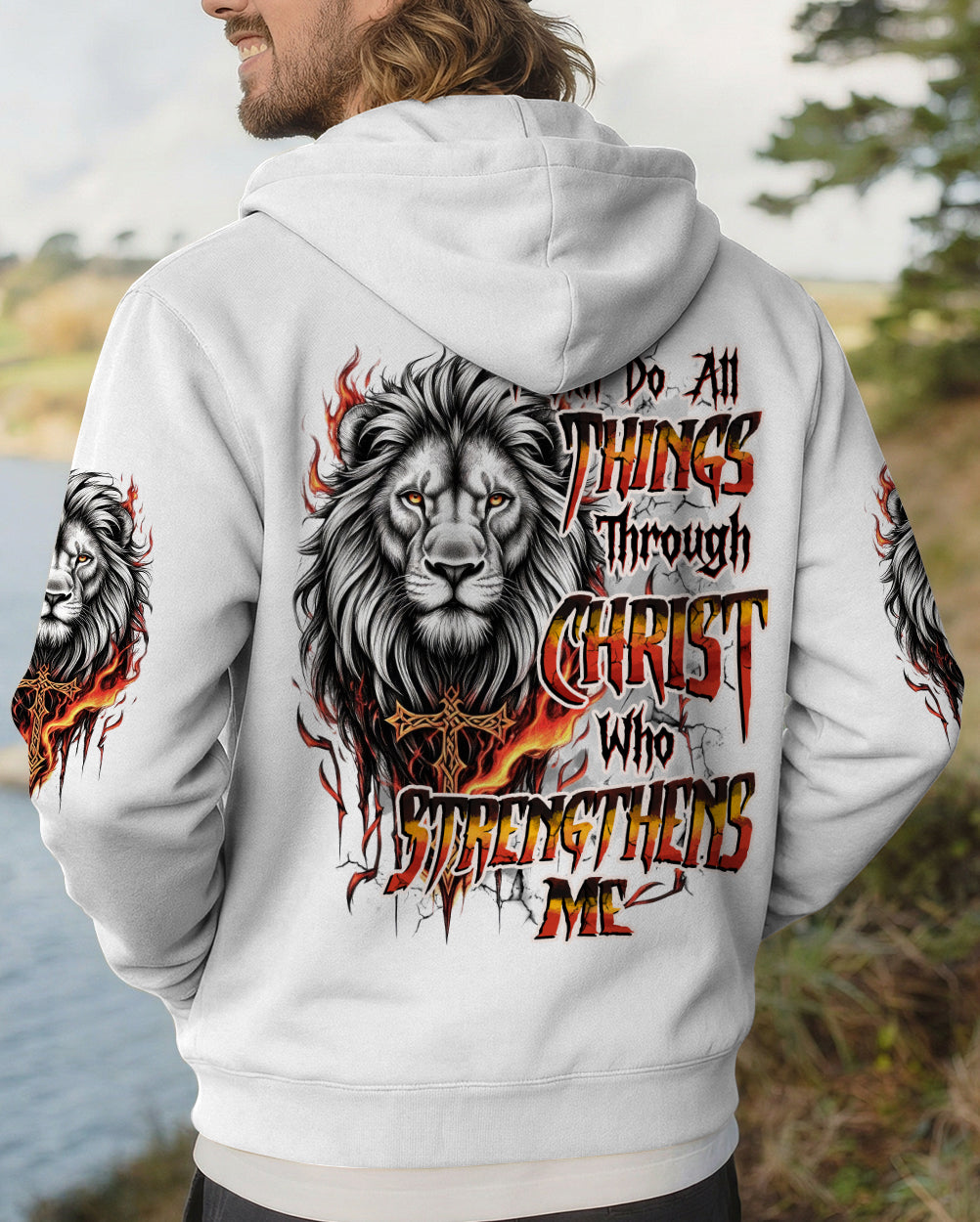 I Can Do All Things Lion Men's All Over Print Shirt - Tytd2001261