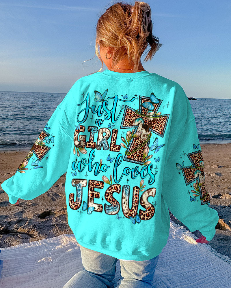 Just A Girl Who Loves Jesus Women's All Over Print Shirt - Ty2406231