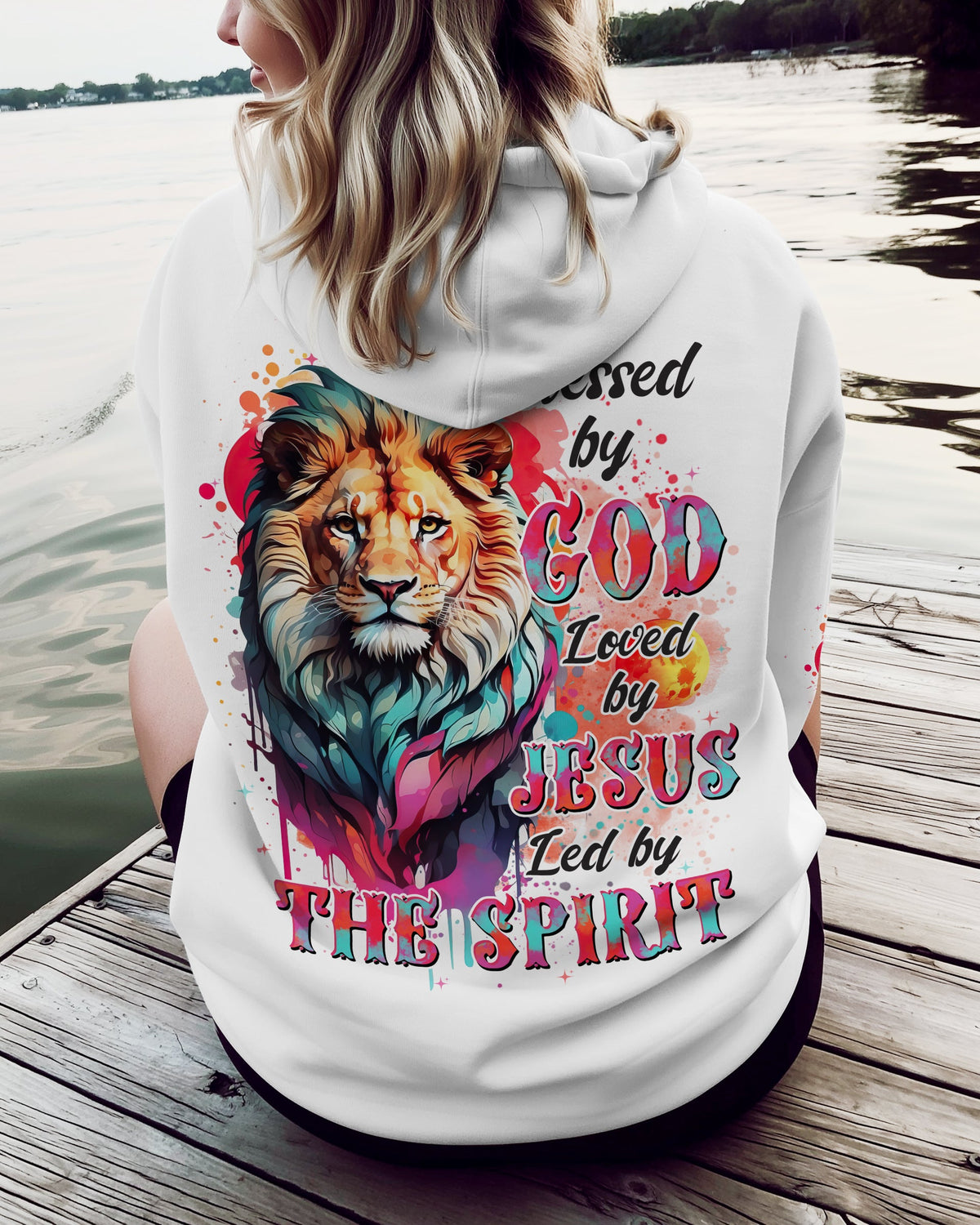 Blessed By God Lion Women's All Over Print Shirt - Tytd2508253