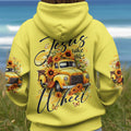 Jesus Take The Wheel Sunflowers Women's All Over Print Shirt - Tytd2911251