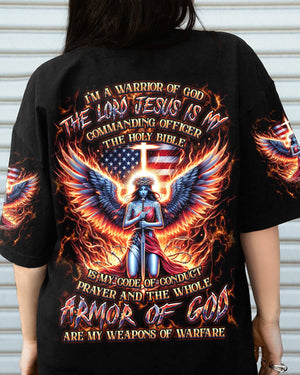 I'm A Warrior Of God Women's All Over Print Shirt - Yhkd2305242