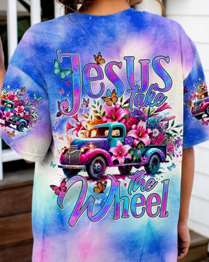 Jesus Take The Wheel Women's All Over Print Shirt - Tytd2407244